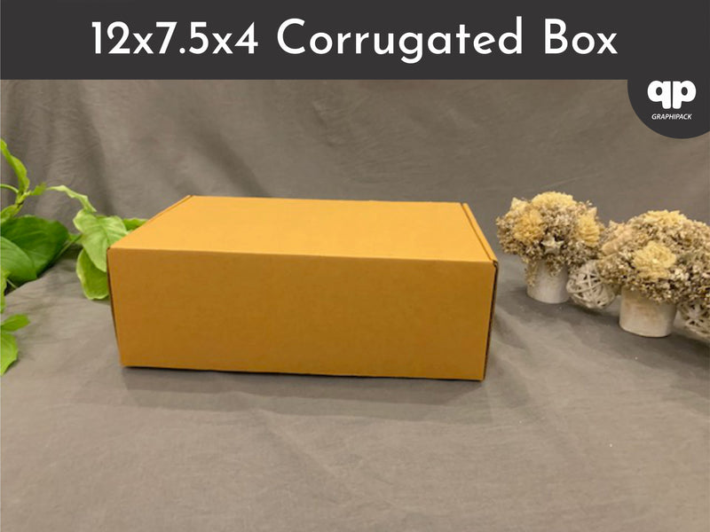 12x7.5x4 Corrugated Box