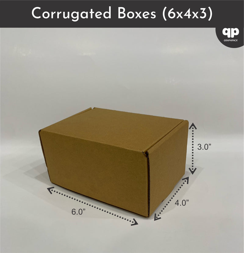 6x4x3 Corrugated Box