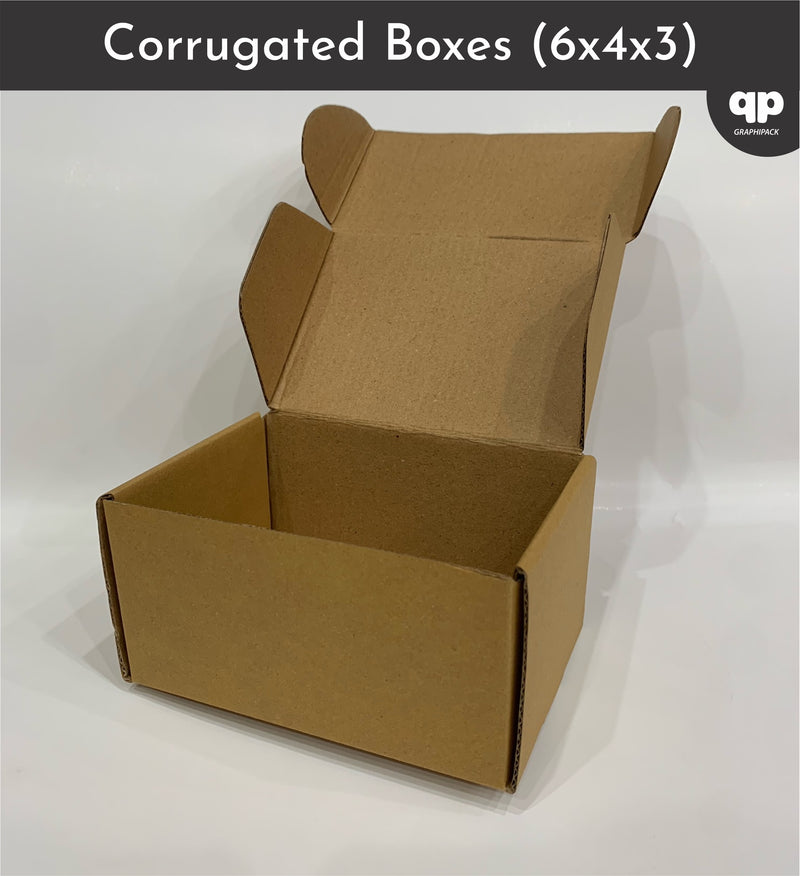 6x4x3 Corrugated Box