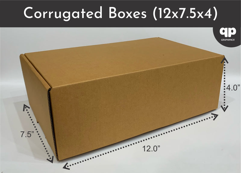 12x7.5x4 Corrugated Box