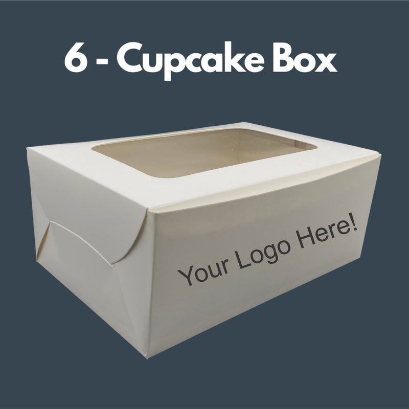 Customizable 6 Cupcakes Box