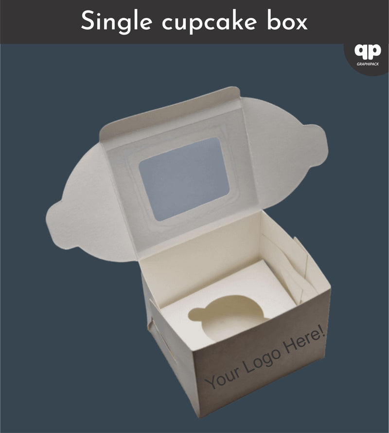 Customizable Single Cupcake Box