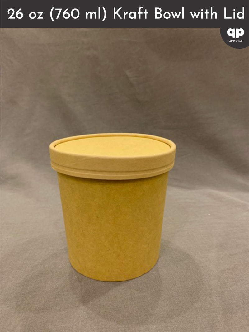 26 oz (760 ML) Kraft Bowl