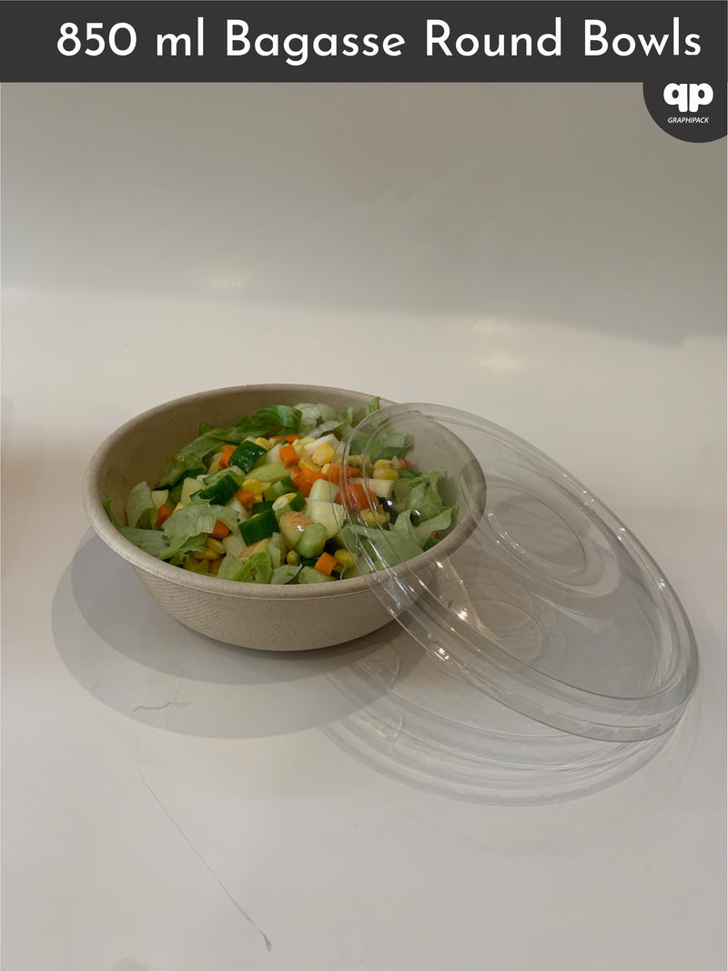 850 ml bowl with a transparent lid: