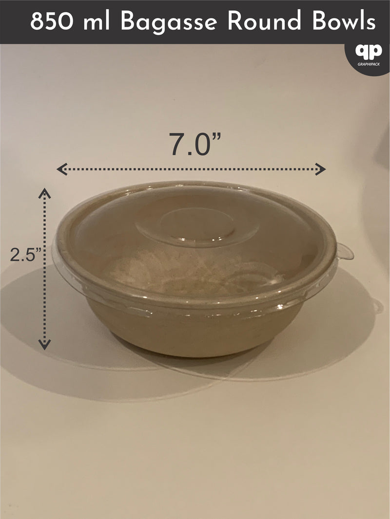 850 ml bowl with a transparent lid: