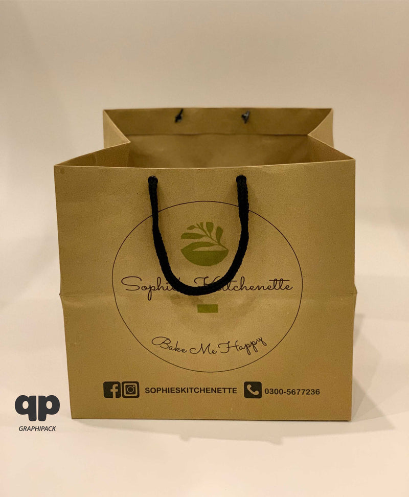 Customizable Kraft Paper Bags (11x10.5x10.5 with strings)