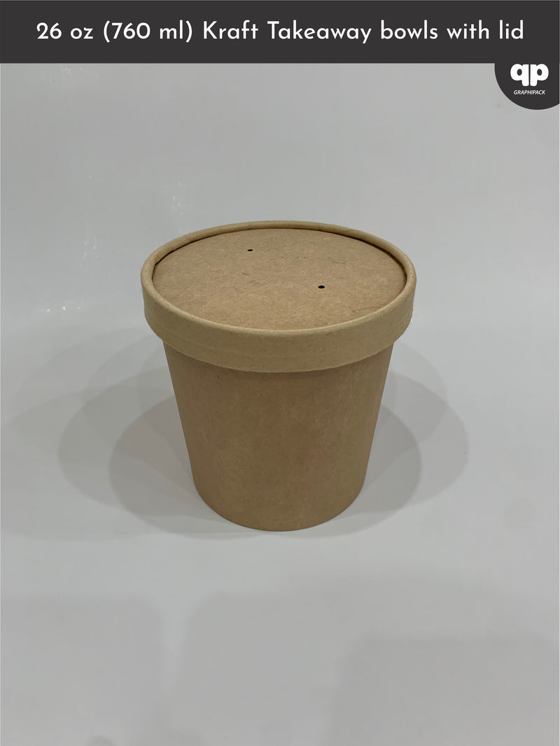 26 oz (760 ML) Kraft Bowl