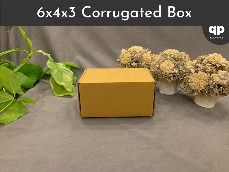 6x4x3 Corrugated Box