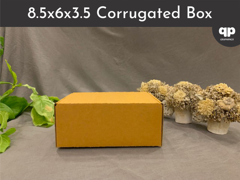 8.5x6x3.5 Corrugated Box