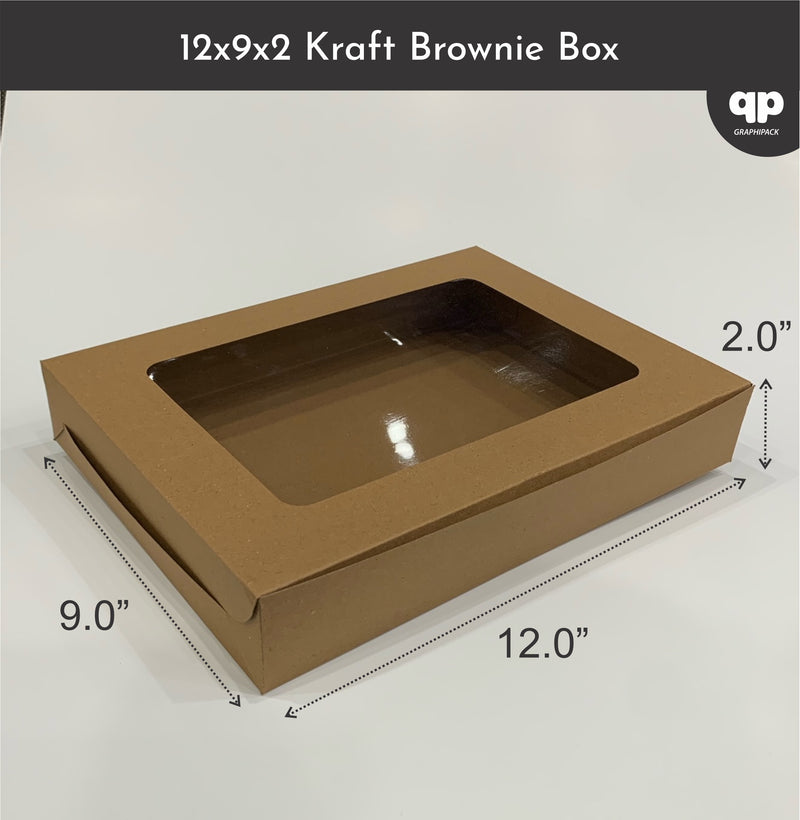 12x9x2 Inch Kraft Card Box