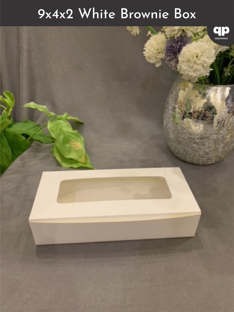 9x4x2 Inch White Card Box