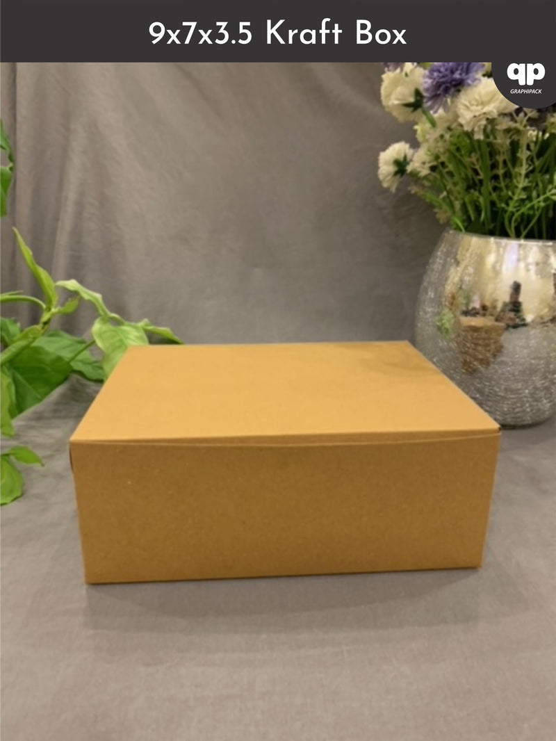 Kraft Brownie Box 9"x7"x3.5"