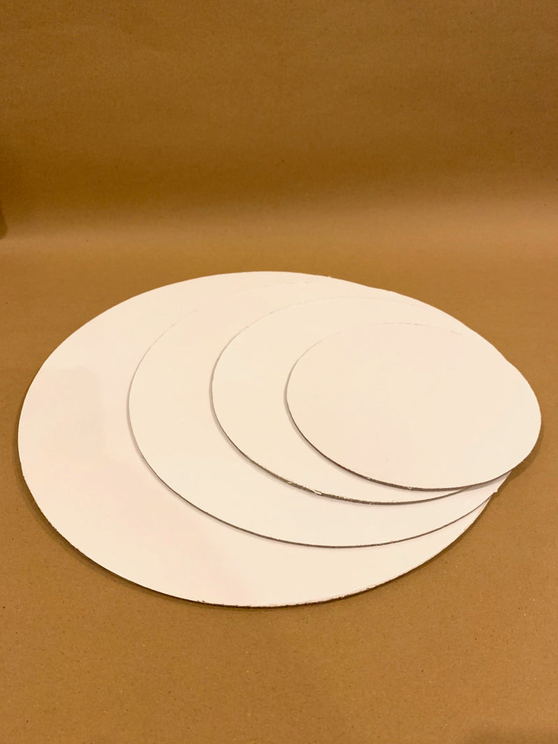 White Cake Boards - 10” Round