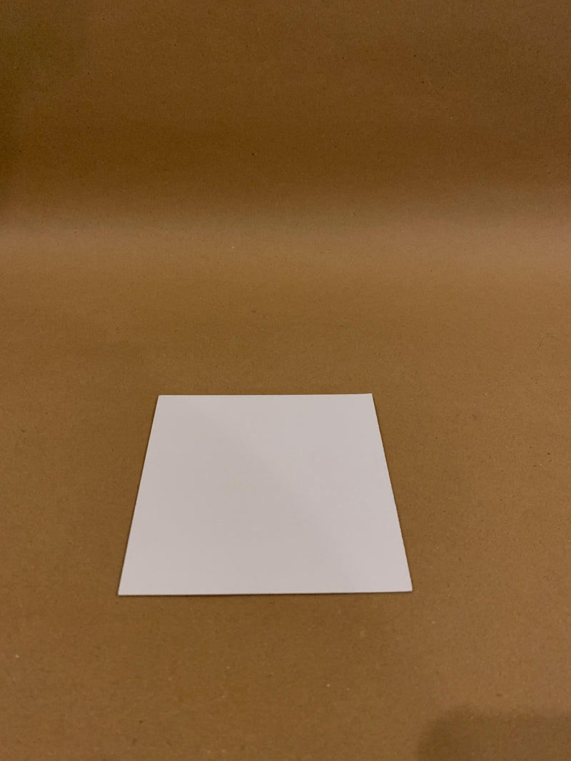 White Cake Boards - 4” Square