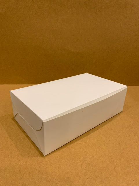 White Brownie Box 12"x7"x3.5" without window