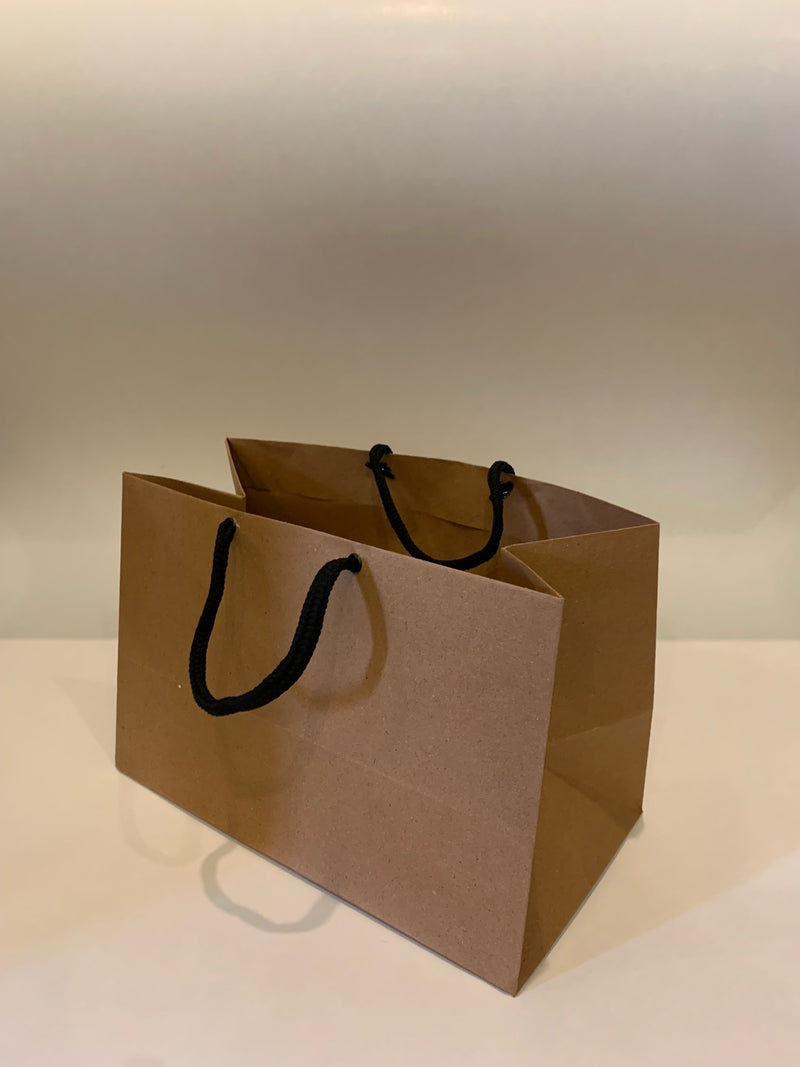 Kraft Paper bags- 11x6x7.5 with strings