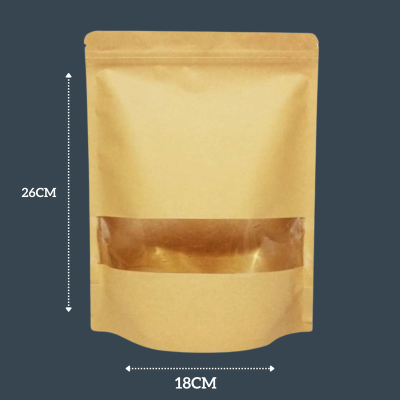 Kraft Standup Pouch 18x26cm