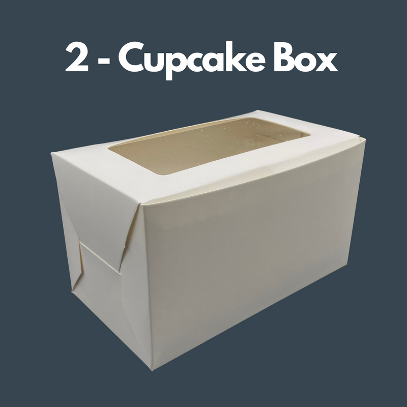 2 Cupcake Box - with Window