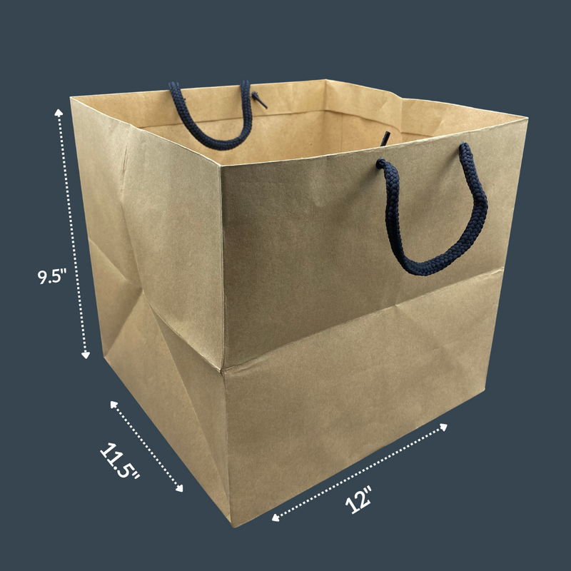 Paper Bags 12"x9.5"x11.5" (with Strings)