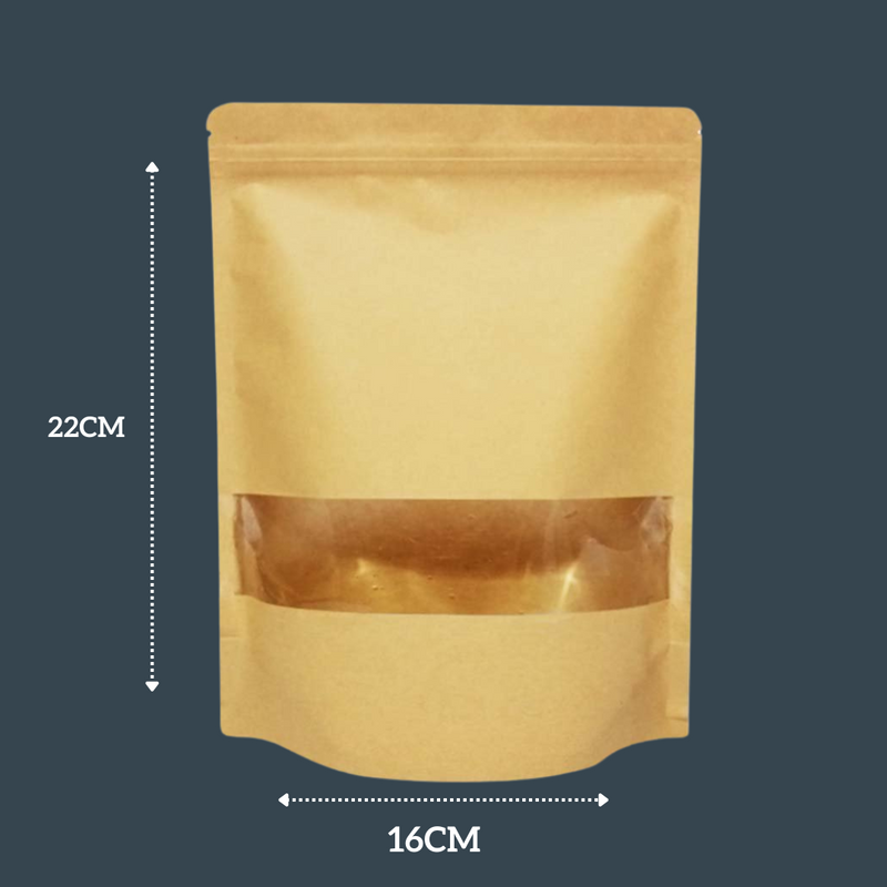 Kraft Standup Pouch 16x22cm