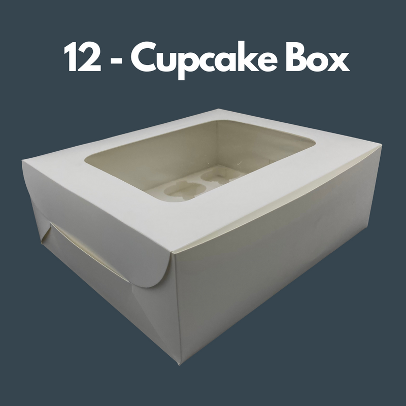 12 Cupcake Box - with Window