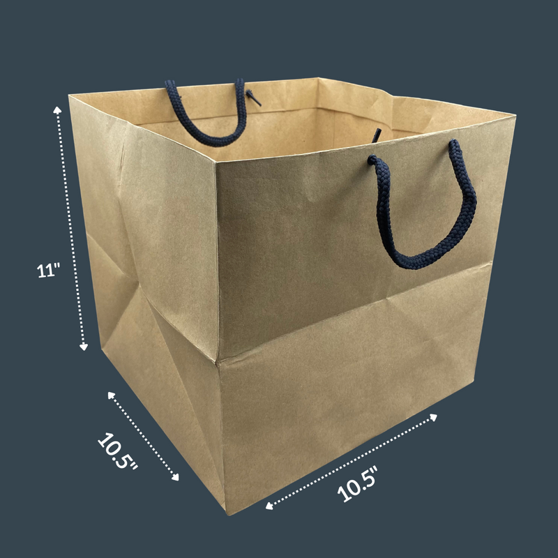 Paper Bags 10.5"x11"x10.5" (with Strings)